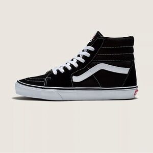 Vans Men's High-Top Black and White Sneakers